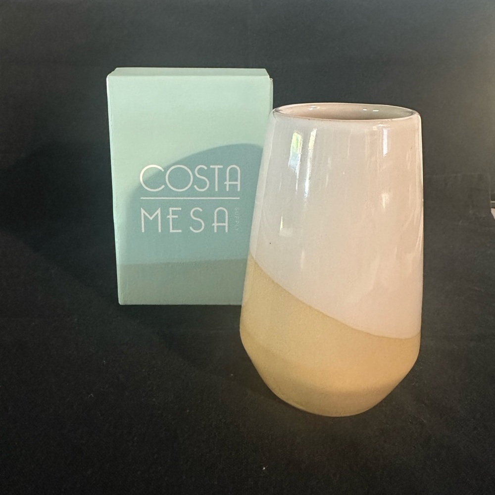 Costa Mesa Supply Isla Two-Tone Decorative Vase
